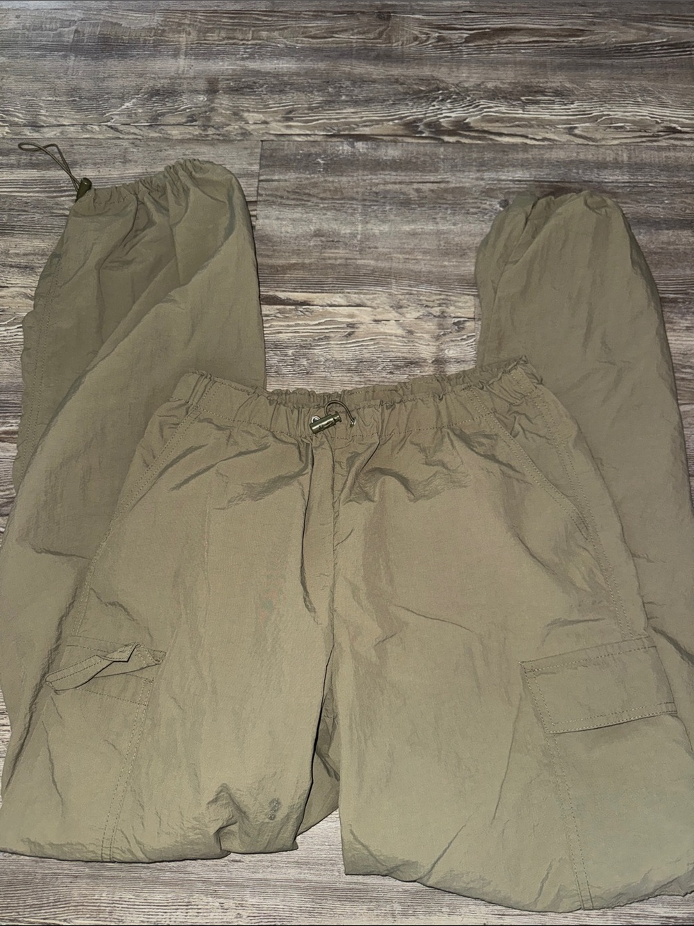 Love Tree Olive Green Cargo Jogger Pants